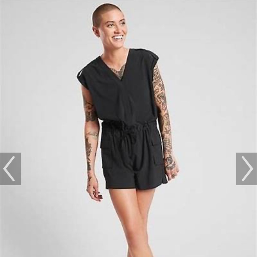 Black Athleta Romper